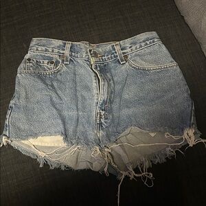 Levi's Blue Jean Shorts
